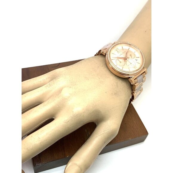 Michael Kors Women's Watch MK6560 Sofie Quartz Chronograph 39mm Rose Gol… - Picture 4 of 13